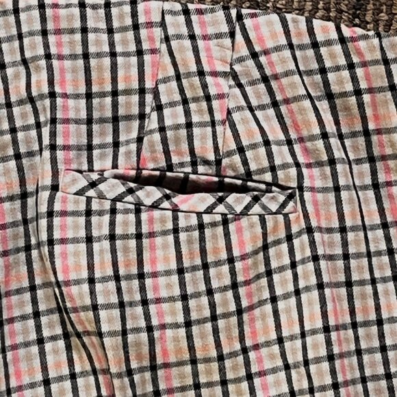 J. Jill Premium Bistretch Plaid Pants Size 14 Womens Elastic Waist Pull-On - Picture 4 of 7